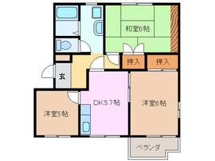 阿漕駅 徒歩13分 2階の物件間取画像